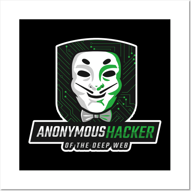 Anonymous Hacker of the Deep Web Wall Art by leo-jess